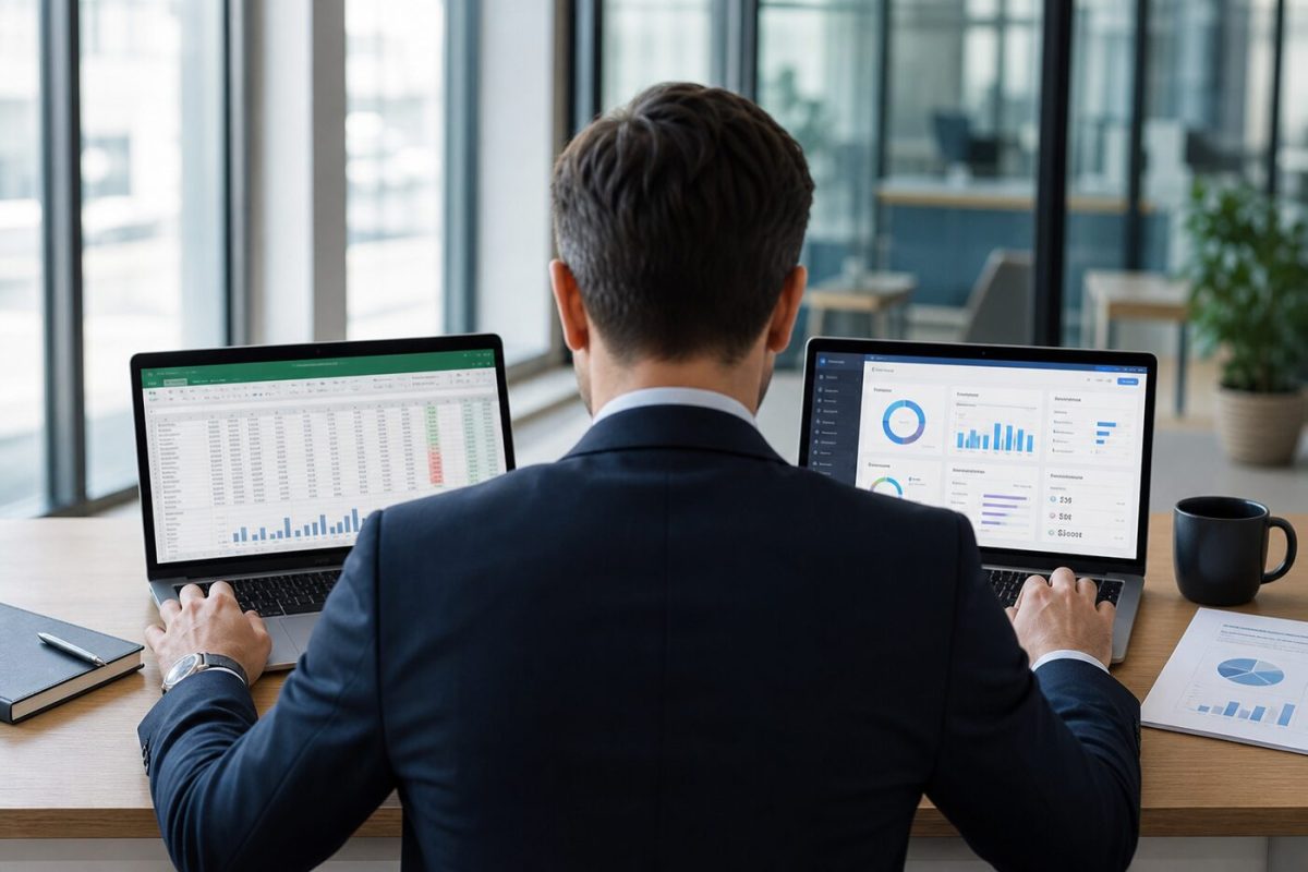 Imagen del artículo «CRM vs Excel: por qué las empresas que crecen dejan de usar hojas de cálculo» — CRM y Gestión — SoftSystemPro