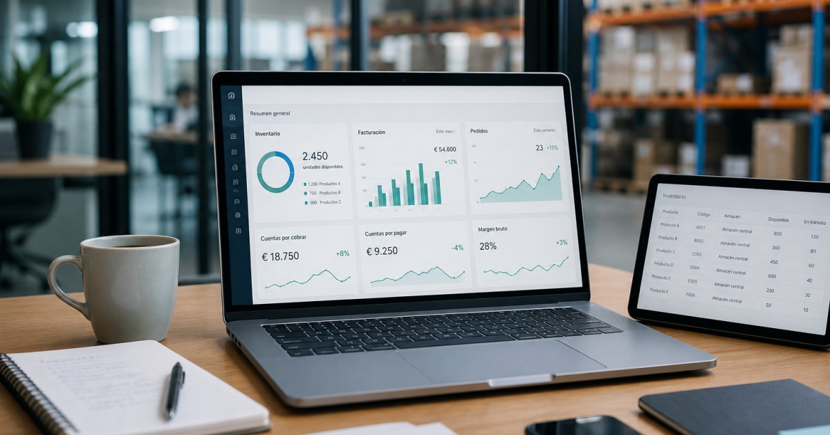 Imagen del artículo «ERP a medida: 5 módulos que más impacto generan en los primeros 90 días» — ERP para PYMEs — SoftSystemPro
