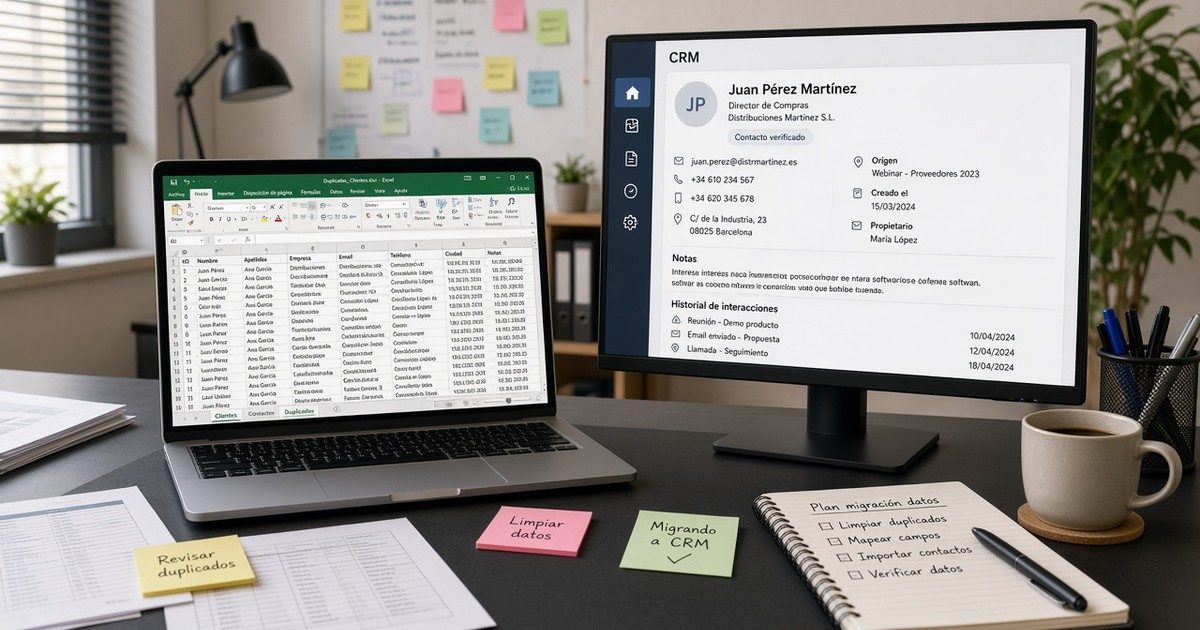 Imagen del artículo «De Excel a CRM: 5 errores al migrar datos (y cómo evitarlos)» — CRM y Gestión — SoftSystemPro