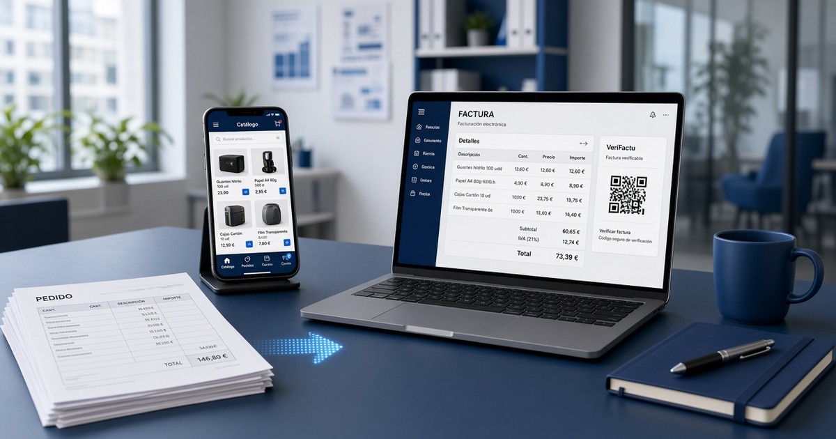 Imagen del artículo «Yollgo + Verifactu: deja de duplicar pedidos y facturas» — ERP para PYMEs — SoftSystemPro