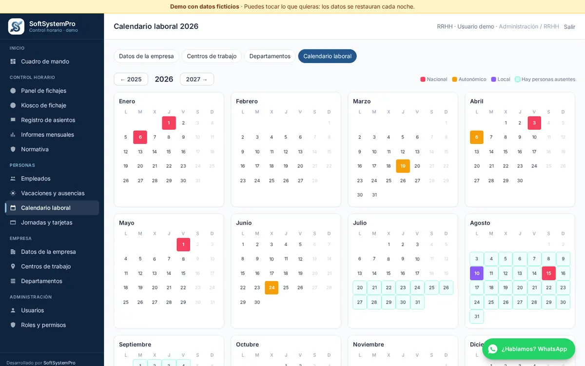 Calendario laboral