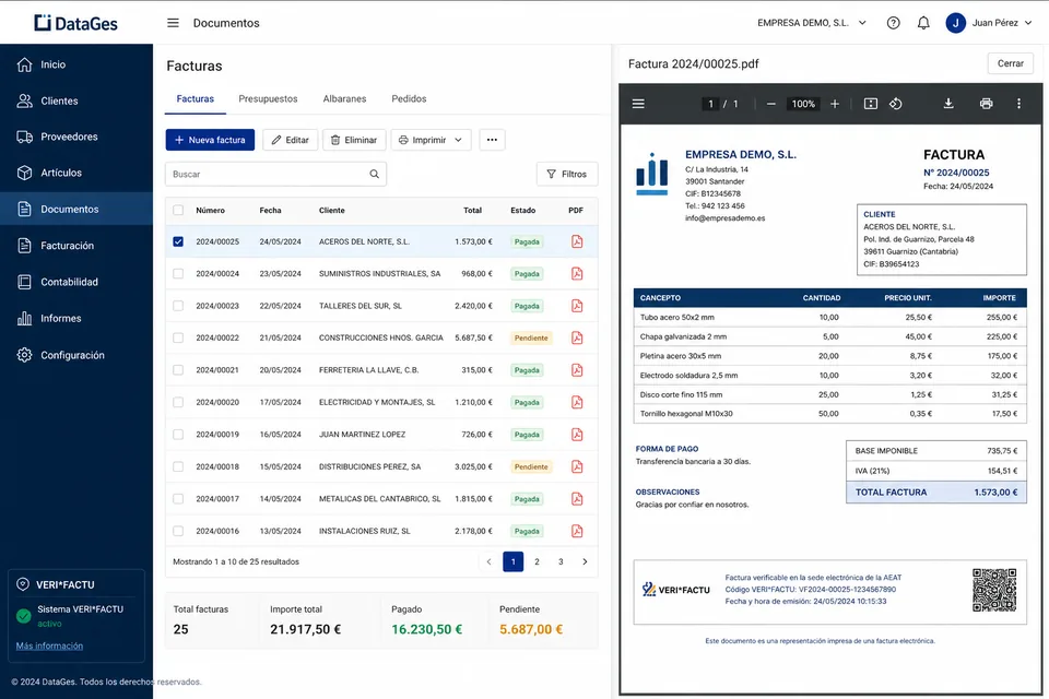 Software de ventas B2B — catálogo y pedidos online